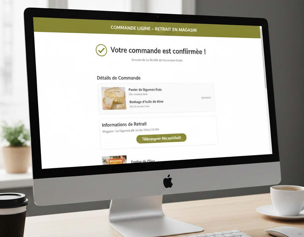 Commande en ligne retrait magasin, Québec