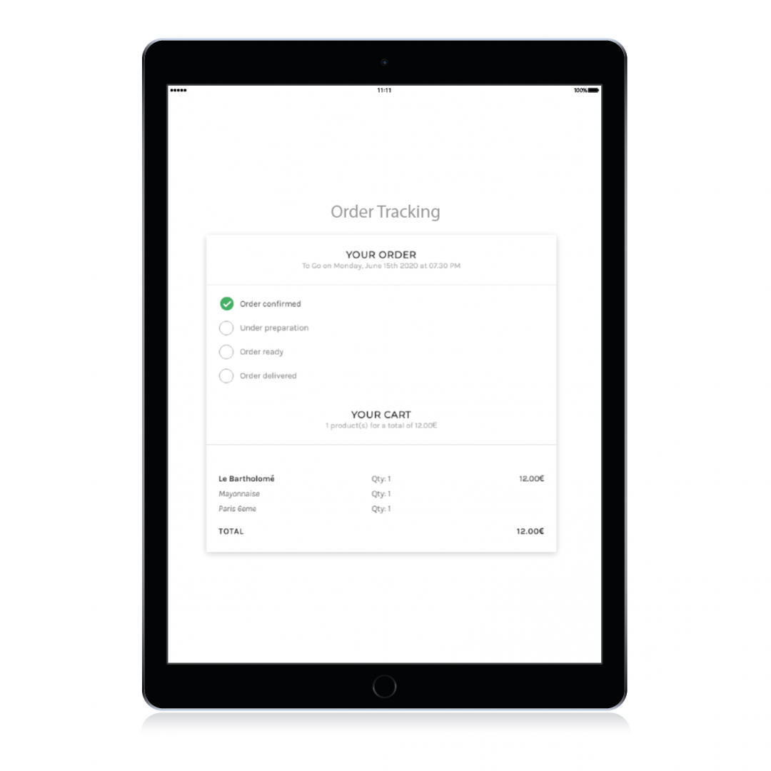Deliver, the online order add-on