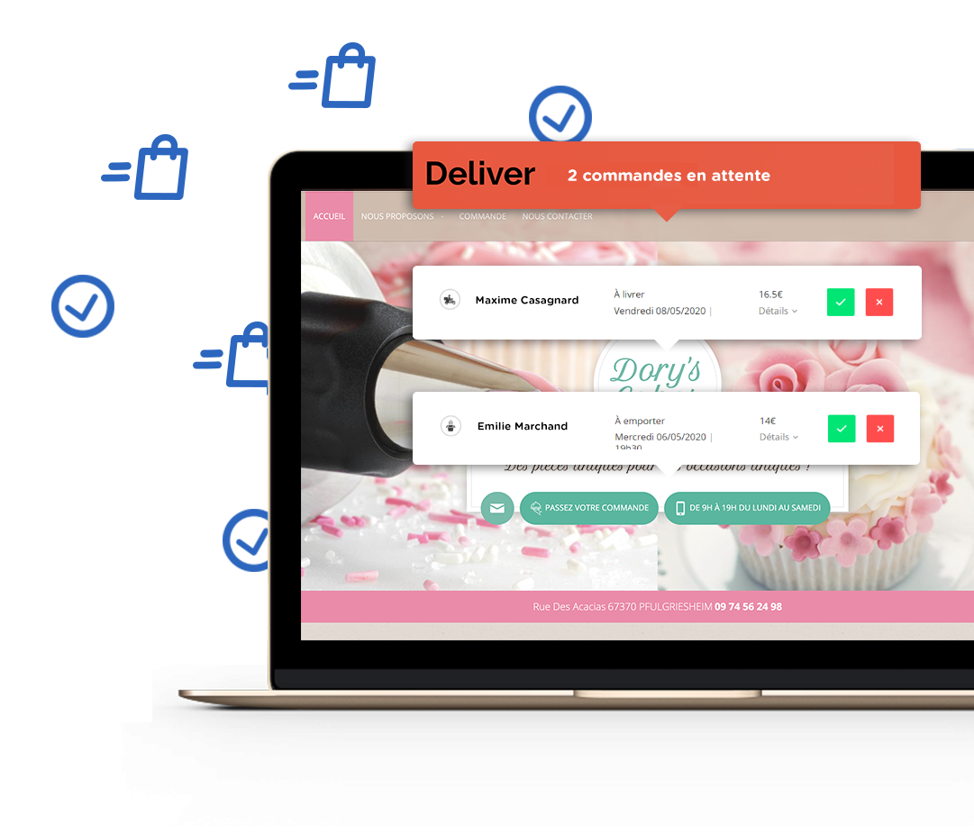 Solution de prise de commande en ligne intelligente
