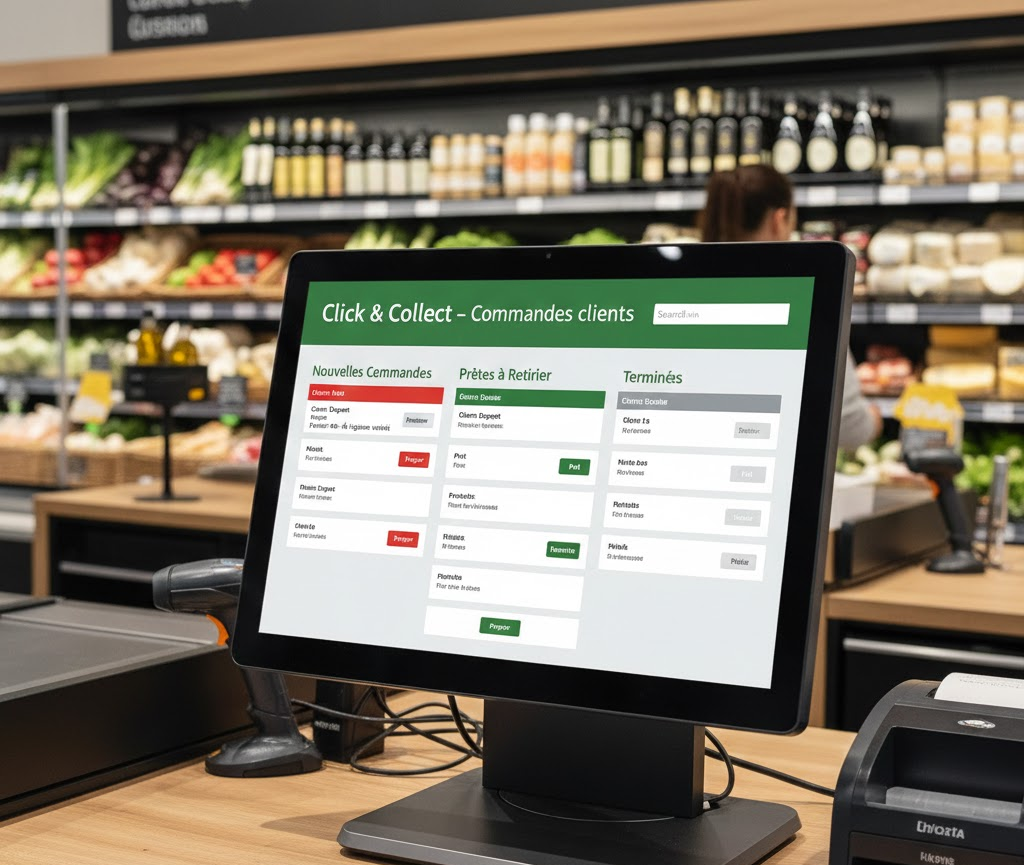 Click & collect commerce, Montréal