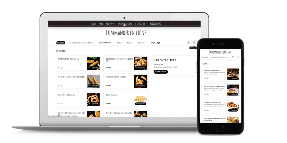 Restaurant Le Smokey, Chicoutimi (Canada) Click & collect restaurant